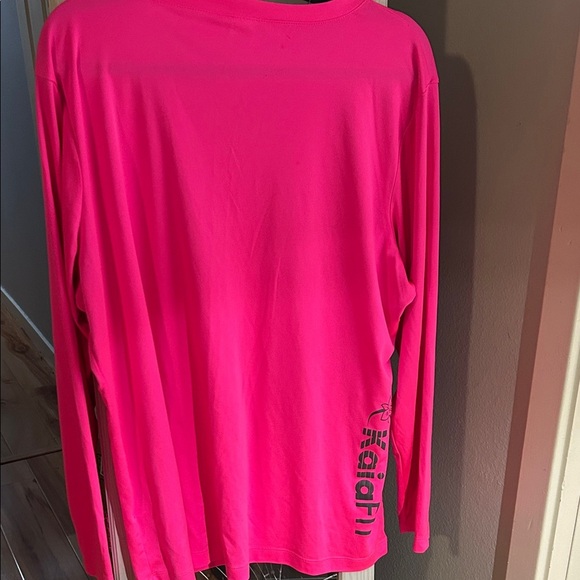 Sport-Tek Vivid Pink Long Sleeve Tee - Picture 4 of 6